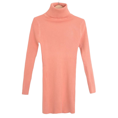 针织毛衣韩版高领修身中长款打底