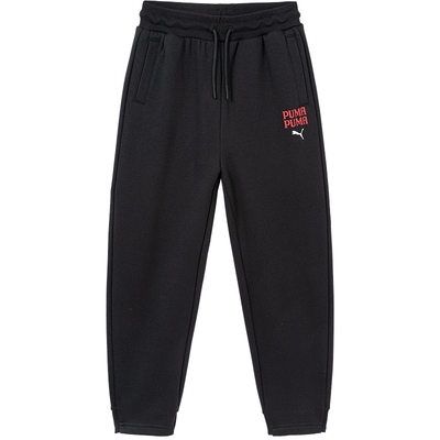 PUMA彪马官方正品新款裤子儿童童装针织长裤休闲运动裤加绒卫裤