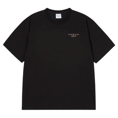 ADLV彩虹LOGO纯棉短袖T恤韩版