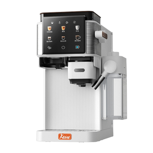 kesu可数E01方块咖啡机意式半自动家用小型全自动奶泡研磨一体机