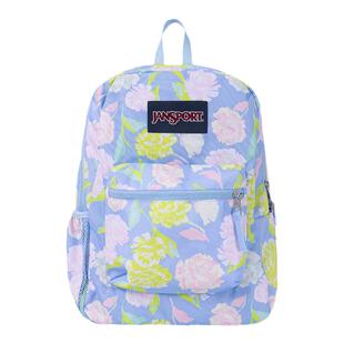 【微瑕】JanSport旗舰店繁花蓝/木槿花学生书包小清新电脑背包