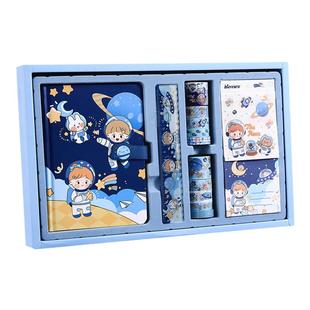 纸先生万般皆如愿系列文具礼盒套装可爱男女孩卡通手账本笔记本本子全套送小学生日记作业登记错题本新年礼物