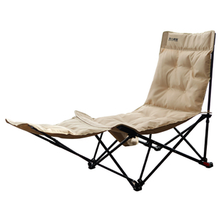 猎人部落折叠躺椅户外露营椅便携式蝴蝶椅可躺可睡午休神器月亮椅