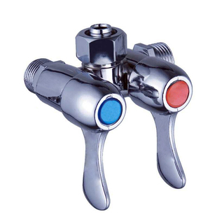 老式混水阀门明暗装一体冷热水龙头双把双控太阳能淋浴花洒开关