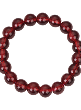 小珠子红色手串弹力绳