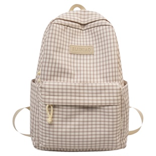 韩系简约高颜值ins初中生书包女双肩包高中小学生三到六年级背包