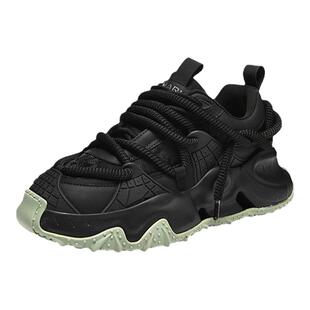 马克华菲女鞋老爹鞋女款冬季厚底增高男鞋2026新款情侣鞋子运动鞋