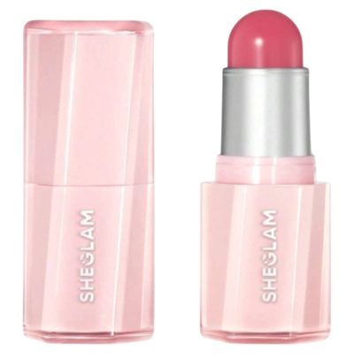 超丝滑！sheglam新品黄油腮红棒hush/lovecake水光光泽感唇颊两用
