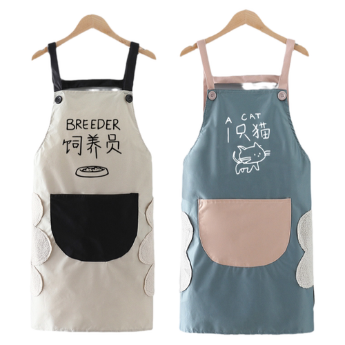 围裙防水防油大码200斤加肥加大女家用厨房工作服定制logo印字男