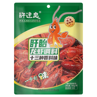 许建忠懒人双料小龙虾调料268g