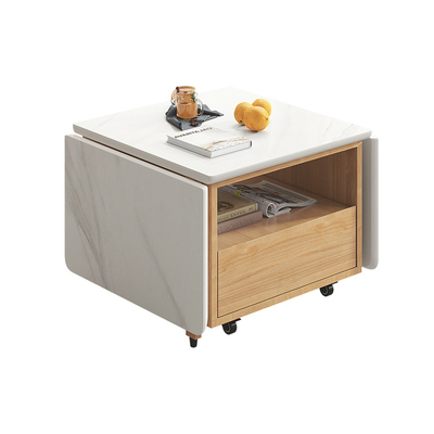 实木岩板茶几志光储物折叠小客厅