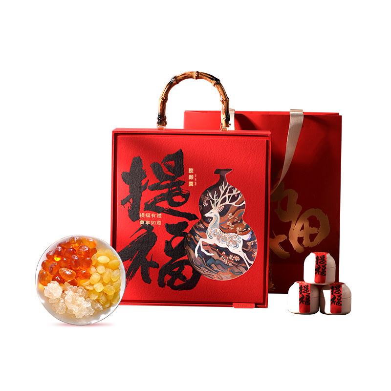 桃胶雪燕皂角米组合礼盒正品银耳