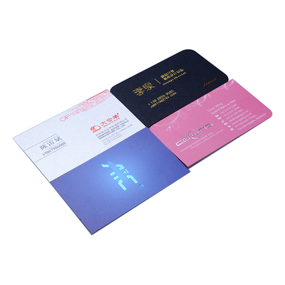 名片水晶凸字艺术纸名片制作