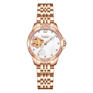 bestdon女士纯机械女表全自动女款手表名牌正品轻奢小众女式手表