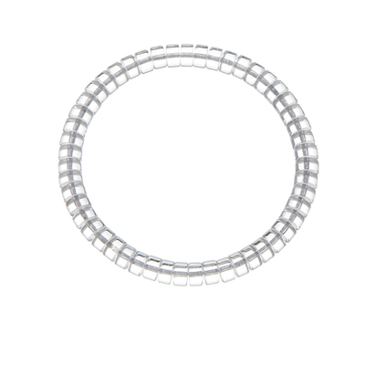 AHCHOO 静奢风重工天然宝石白水晶手串算盘珠手链悦己能量手环女