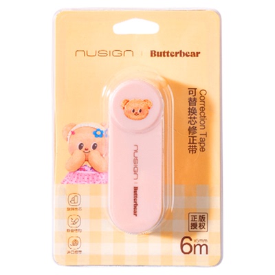 nusign黄油小熊联名旋转修正带