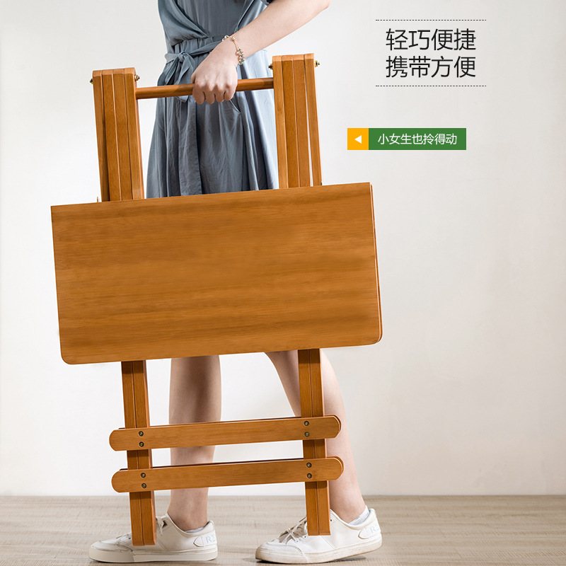 家用简约小户型餐桌饭桌圆桌组合折叠长方形木桌可餐桌椅伸缩客厅