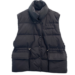 2024短款立领宽松显瘦韩版外穿羽绒马甲女白鸭绒收腰背心坎肩外套