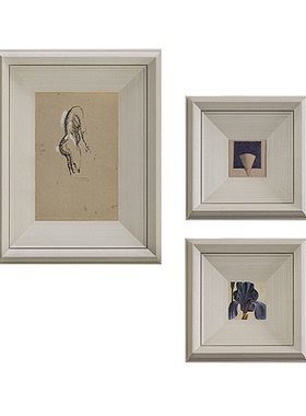 稀有元素【栖居之地】挂画抽象法式中古风侘寂卧室餐厅客厅装饰画