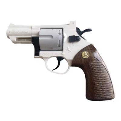 小月亮左轮软弹枪金属手动玩具枪