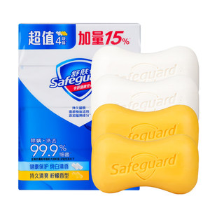 舒肤佳纯白清香型香皂组合装除螨99.9%持久留香4块装