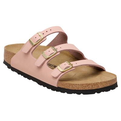 BIRKENSTOCK勃肯绒面革多带拖鞋