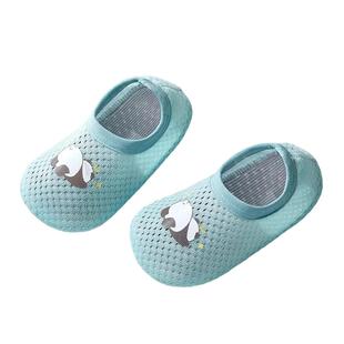 宝宝地板鞋婴儿袜子春秋防滑隔凉男女童夏季薄款儿童室内学步袜套