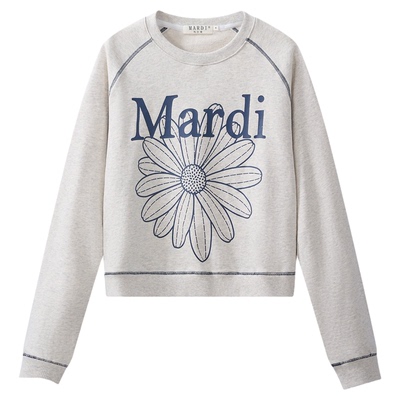 小雏菊圆领印花卫衣女士春季新款