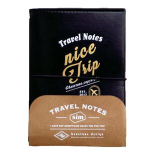 本子事多 第五代SIM超轻复古TN旅行护照本便携绑带随身笔记手账本