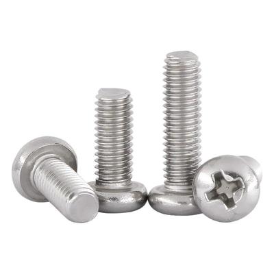 304不锈钢十字盘头螺丝加