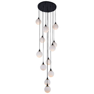 北欧简约现代复式楼梯吊灯 长吊灯楼梯灯 别墅公寓loft挑高吊灯