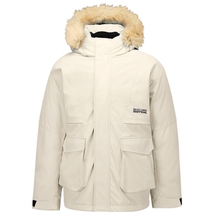 【梁朝伟同款】斯凯奇冬季流行羽绒服外套派克服保暖连帽户外上衣