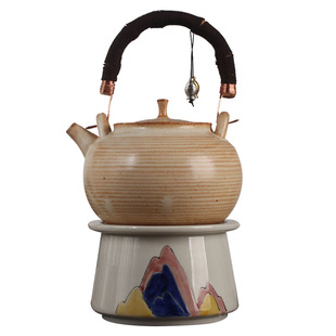 暖茶温茶炉花茶壶蜡烛陶瓷底座加热炉酒店餐厅煮茶器烤橘子花生