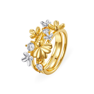 ROSECITY有财花蜂巢花境戒指女小众设计轻奢高级感首饰新年礼物