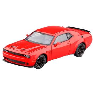 JKM1/32道奇挑战者SRT肌肉车合金车模减震转向声光汽车玩具模型车