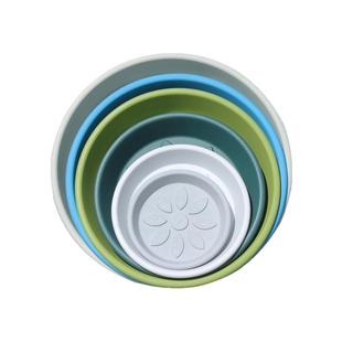 树脂花盆托盘塑料花托底座加厚接水托盘花盘底托花架盆景花盒垫底