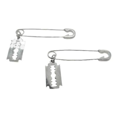 ositerm新品同款锐器刀片耳环