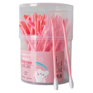 100支掏耳勺棉签二合一成人清洁双用耳勺棉签掏耳神器美容化妆