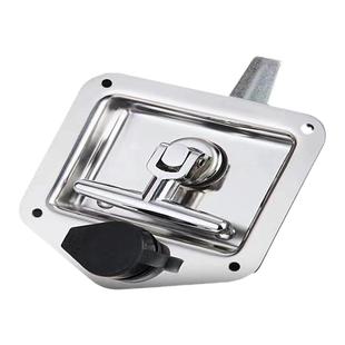 MS858 货车柜门锁T型转舌盒锁304不锈钢工具箱暗锁挂钩合页铰链