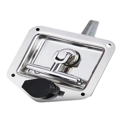 货车柜门锁转舌盒不锈钢面板