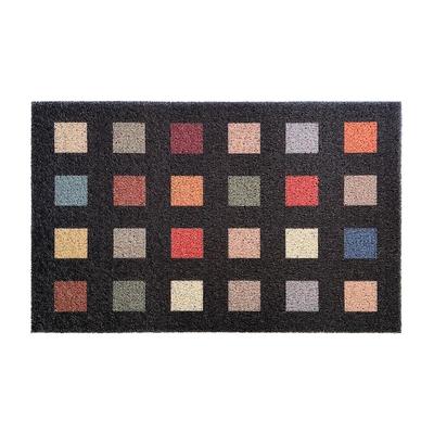 设计师款复古丝圈入户垫门厅脚垫防尘垫耐脏换鞋垫猫抓垫猫砂盆垫