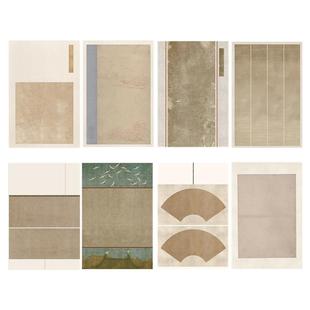 百宣堂四尺三开宣纸书法作品纸小楷格子宣纸半生半熟微喷蜡染纸国展投稿比赛专用纸空白仿古手札