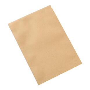 黄牛皮纸袋平底内镀铝平封口袋食品包装袋三边封批发可印logo定制