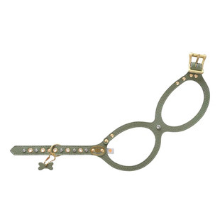 【Sage苔石绿】加拿大bb胸背Buddybelts灰鼠绿真皮宠物牵引