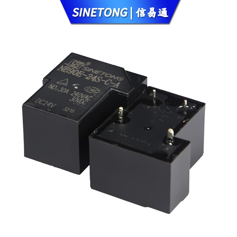 30A继电器 NB90E-24S-C-A电焊机电源控制24V 4脚 T90继电器