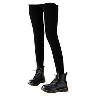 梦娜打底裤女含绵羊毛冬款加绒加厚保暖裤高弹黑色外穿连裤袜踩脚