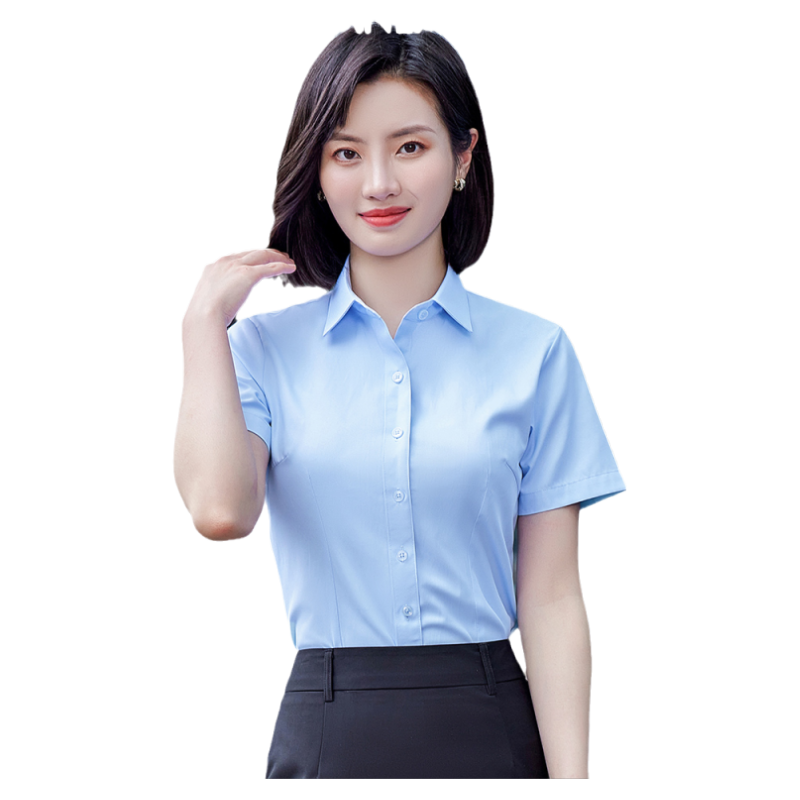 职业装修身女士衬衫衬衣上衣正装