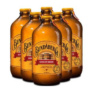 Bundaberg宾得宝澳洲进口姜汁汽水啤酒无酒精375ml*6气泡水饮料