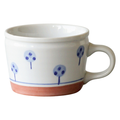 清新可爱早餐杯手工釉下彩可微波