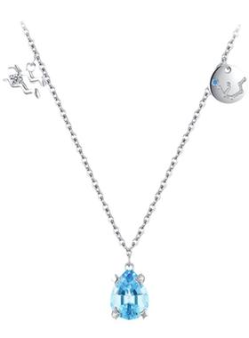 modians925纯银十二星座项链